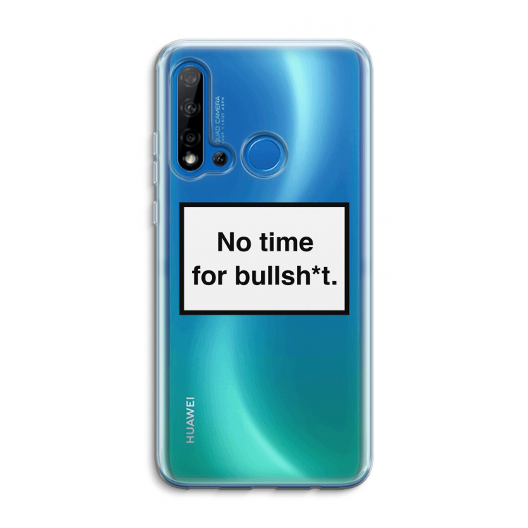 No time: Huawei P20 Lite (2019) Transparant Hoesje