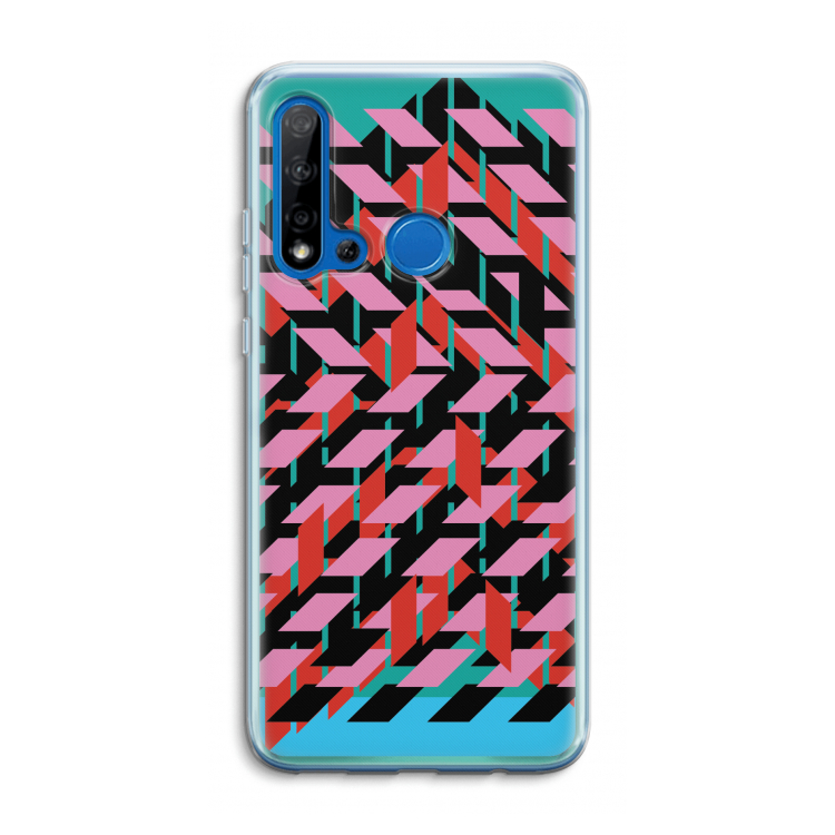 Skew Blush 2: Huawei P20 Lite (2019) Transparant Hoesje