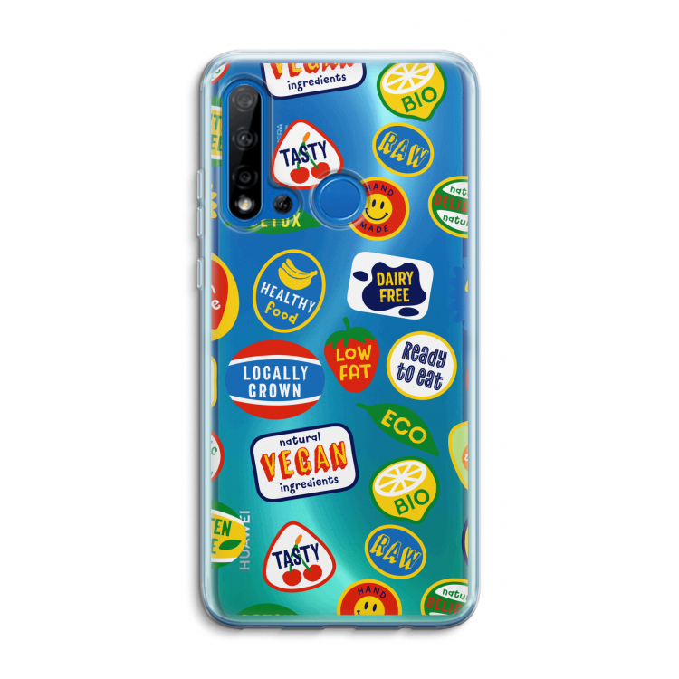 Fruitsticker: Huawei P20 Lite (2019) Transparant Hoesje