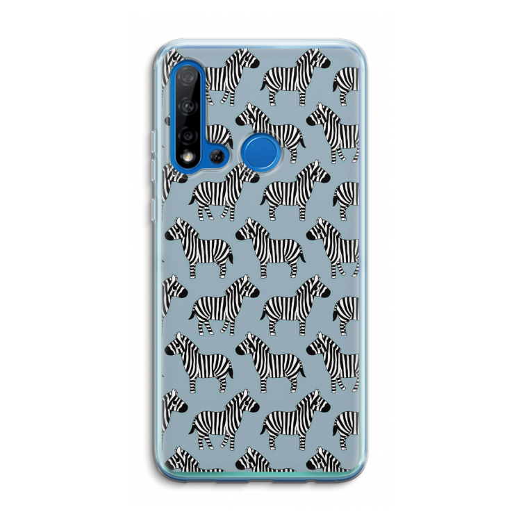 Zebra: Huawei P20 Lite (2019) Transparant Hoesje