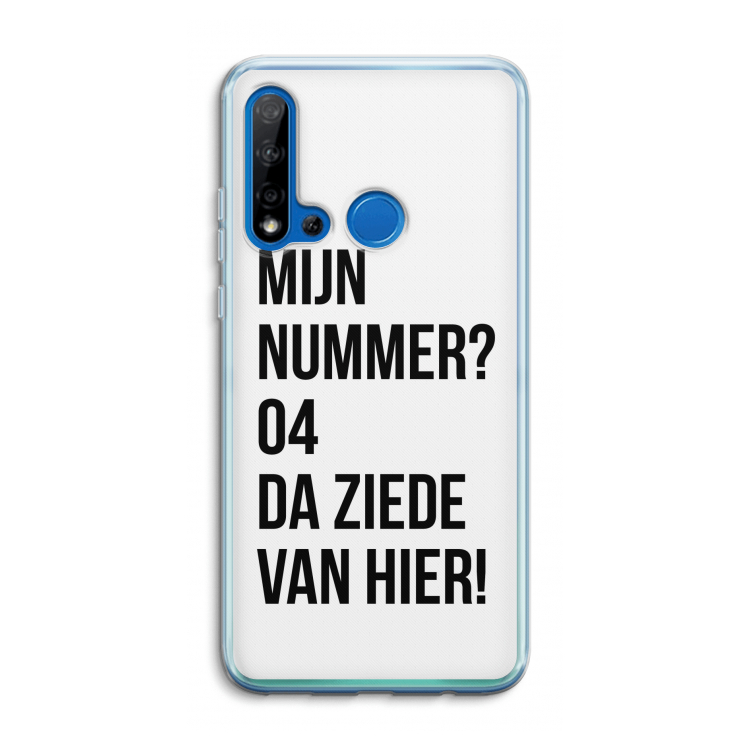Da ziede van hier: Huawei P20 Lite (2019) Transparant Hoesje