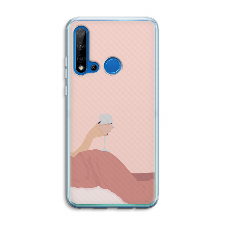 Wine: Huawei P20 Lite (2019) Transparant Hoesje