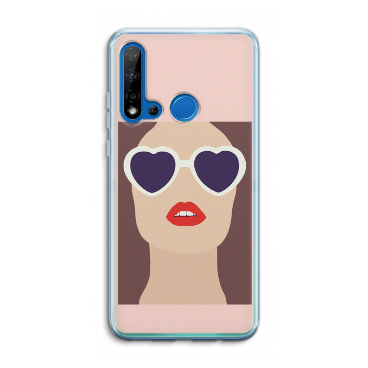 Red lips: Huawei P20 Lite (2019) Transparant Hoesje