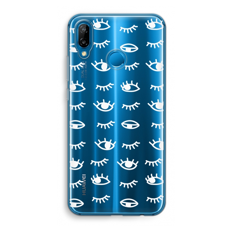 Eye pattern #3: Huawei P20 Lite Transparant Hoesje