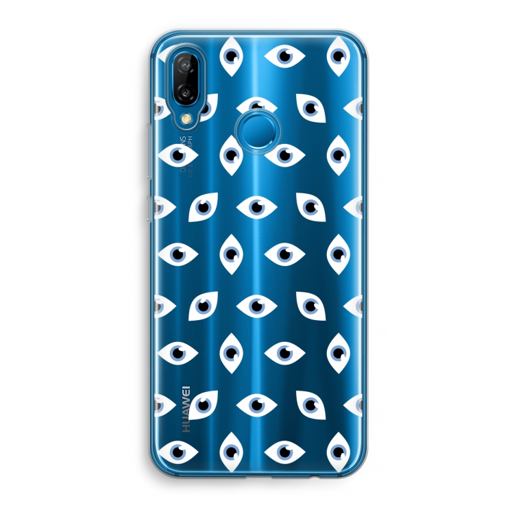 Eyes pattern: Huawei P20 Lite Transparant Hoesje