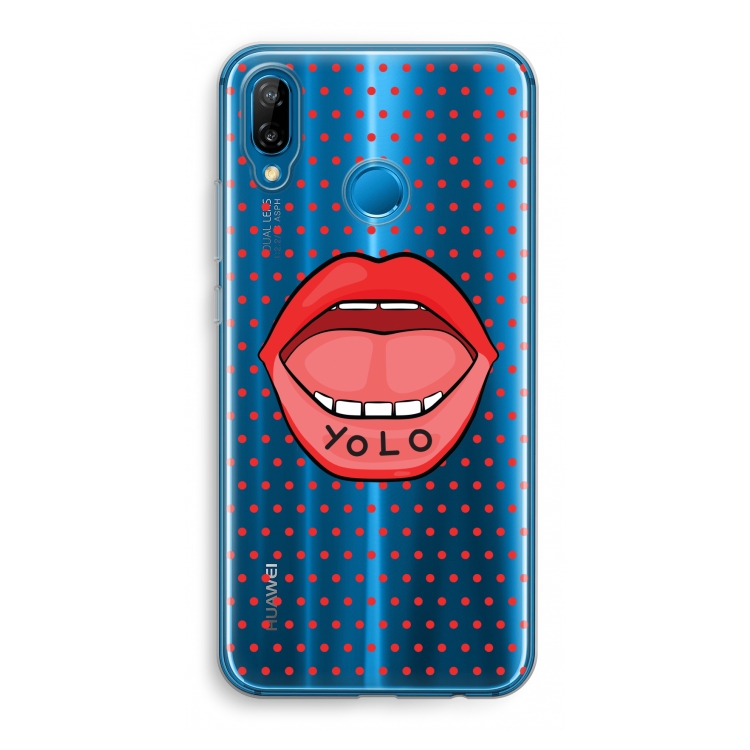 Yolo Denise: Huawei P20 Lite Transparant Hoesje