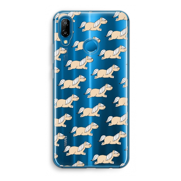 Ponys: Huawei P20 Lite Transparant Hoesje