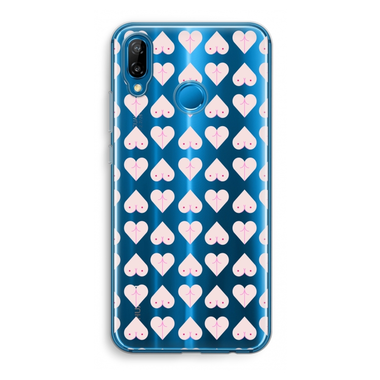Ass 'n Titties: Huawei P20 Lite Transparant Hoesje