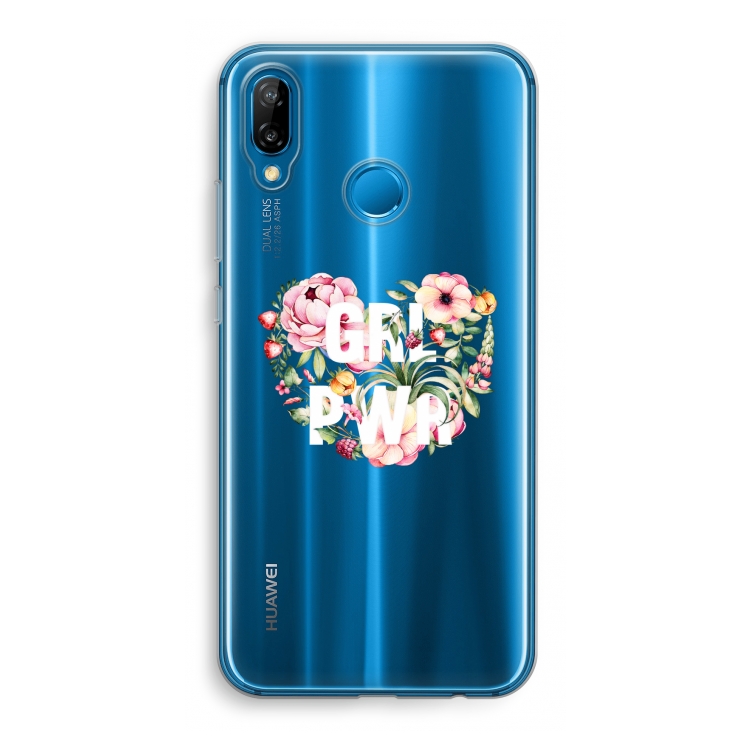 GRL PWR Flower: Huawei P20 Lite Transparant Hoesje