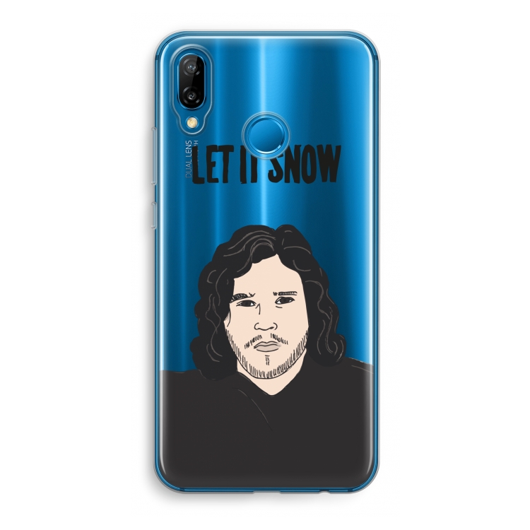 Let It Snow: Huawei P20 Lite Transparant Hoesje