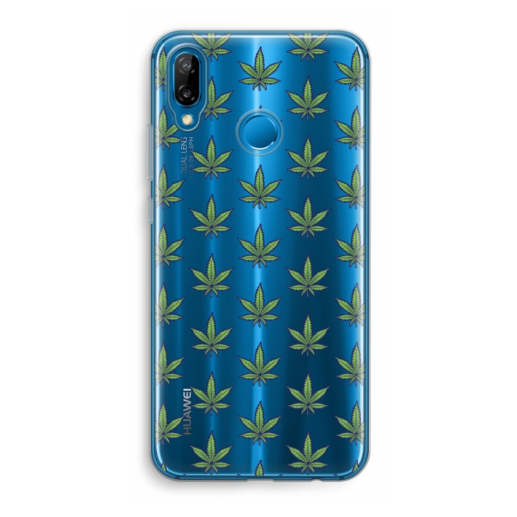 Weed: Huawei P20 Lite Transparant Hoesje