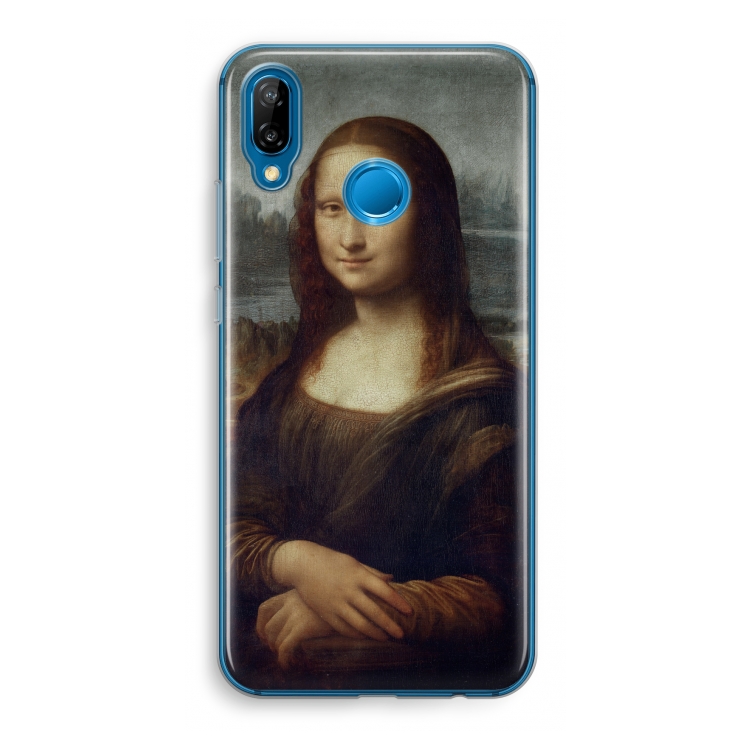 Mona Lisa: Huawei P20 Lite Transparant Hoesje