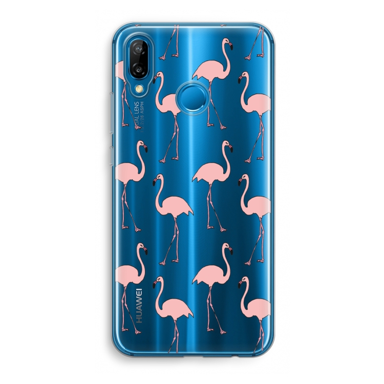 Anything Flamingoes: Huawei P20 Lite Transparant Hoesje