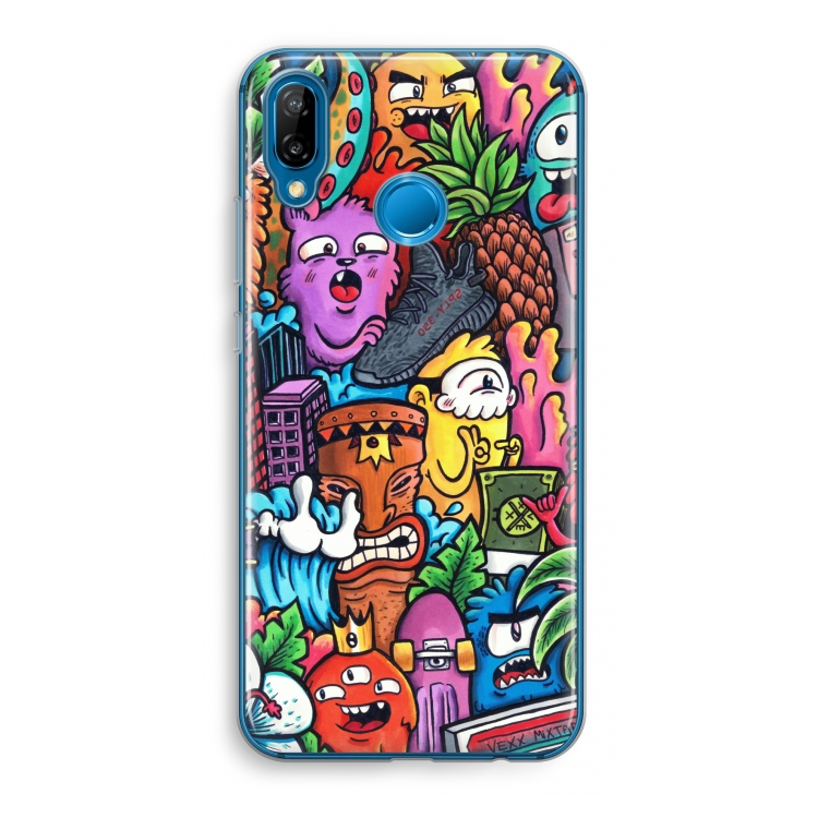 Vexx Mixtape: Huawei P20 Lite Transparant Hoesje