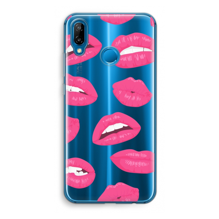 Bite my lip: Huawei P20 Lite Transparant Hoesje
