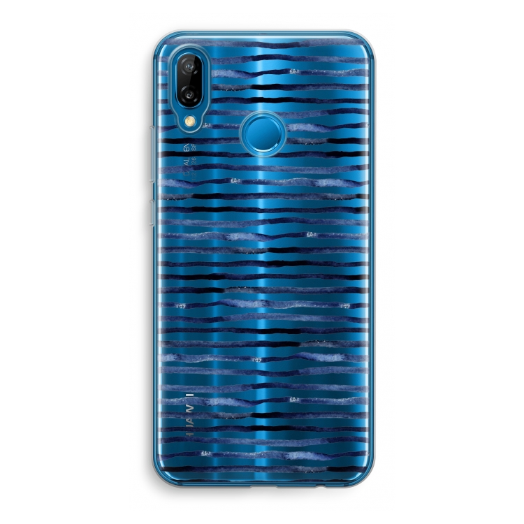 Verrassende lijnen: Huawei P20 Lite Transparant Hoesje