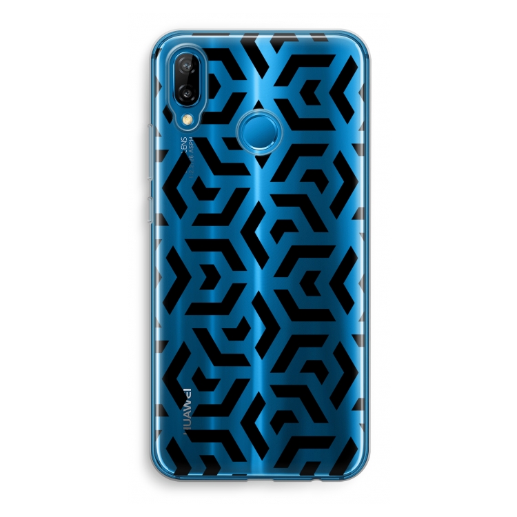 Crazy pattern: Huawei P20 Lite Transparant Hoesje