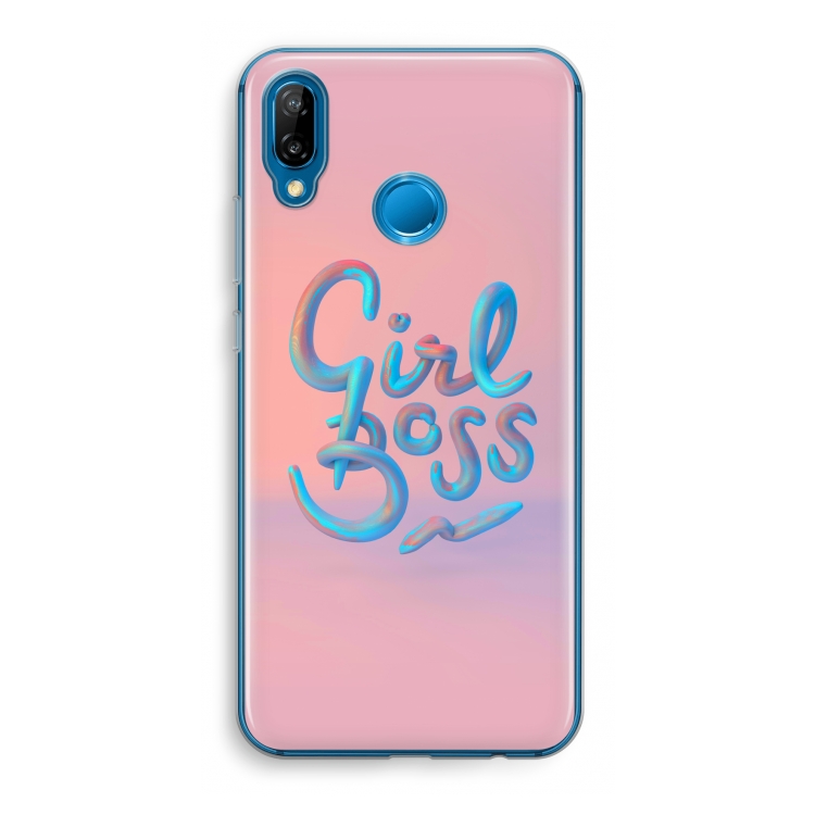 Girl boss: Huawei P20 Lite Transparant Hoesje