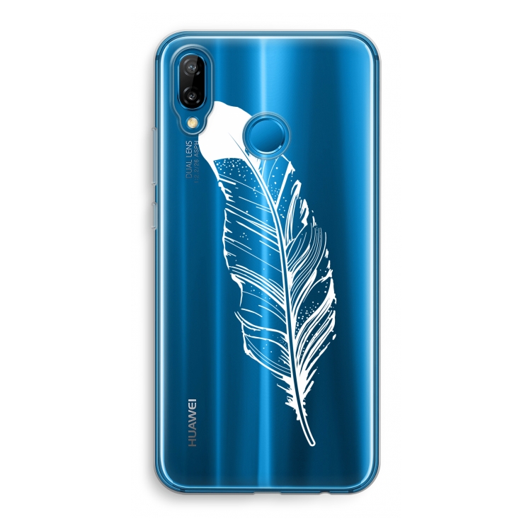 Pluim: Huawei P20 Lite Transparant Hoesje