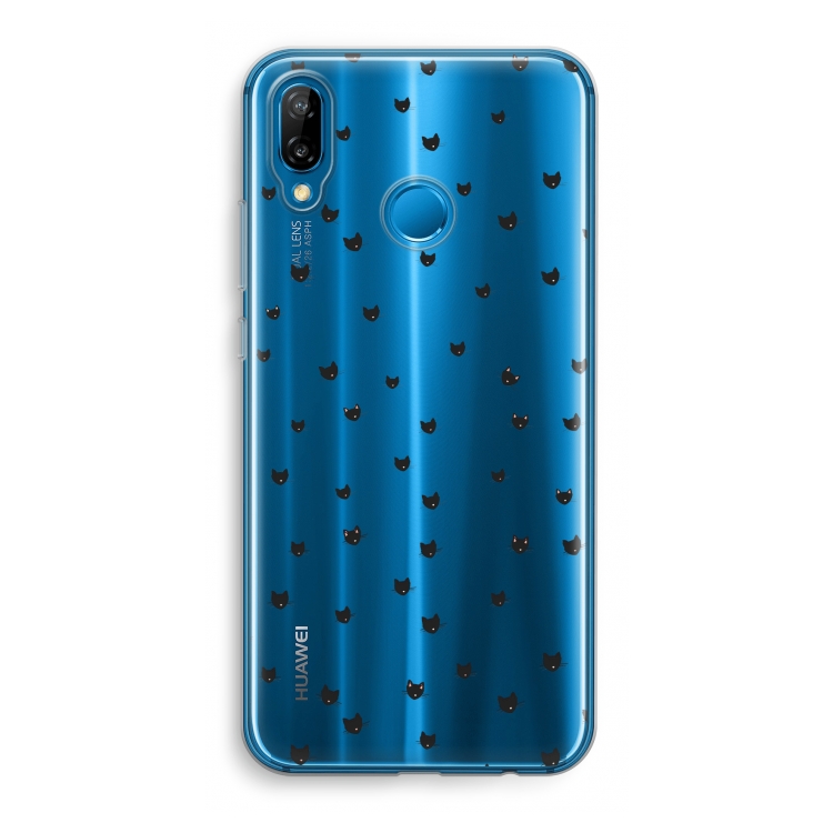 Kleine kattenkopjes: Huawei P20 Lite Transparant Hoesje