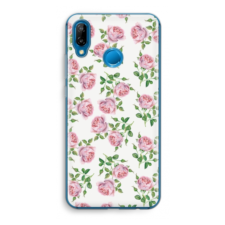 Kleine roosjes: Huawei P20 Lite Transparant Hoesje