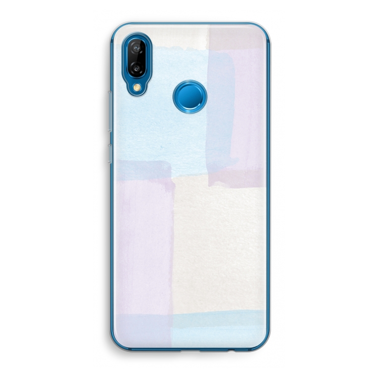Square pastel: Huawei P20 Lite Transparant Hoesje