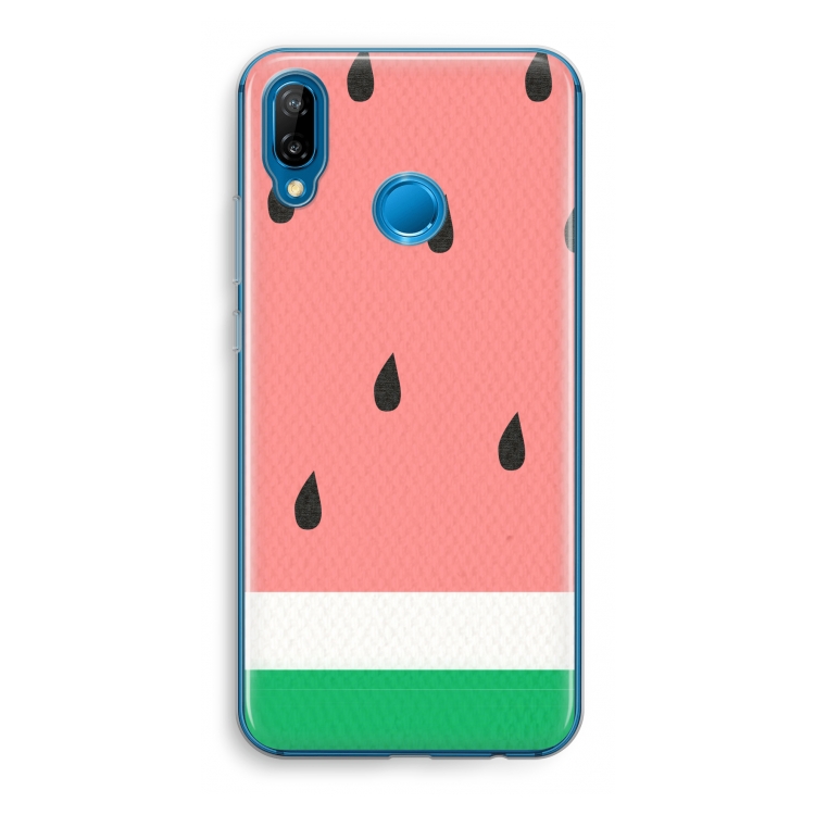 Watermeloen: Huawei P20 Lite Transparant Hoesje