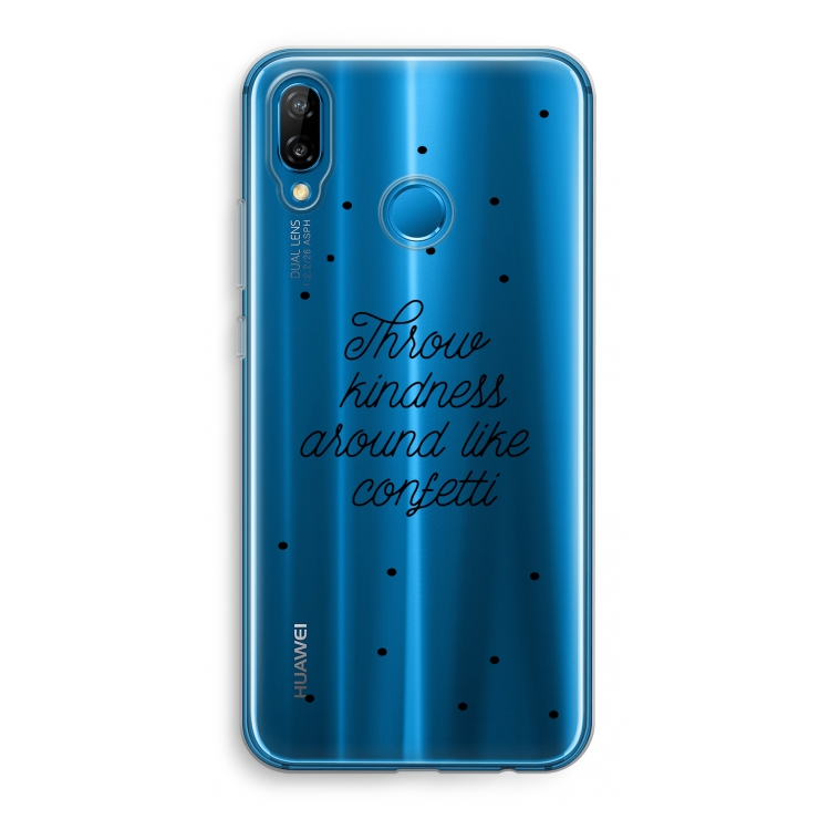 Confetti: Huawei P20 Lite Transparant Hoesje