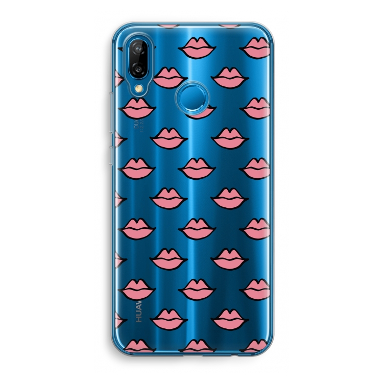 Lipjes: Huawei P20 Lite Transparant Hoesje