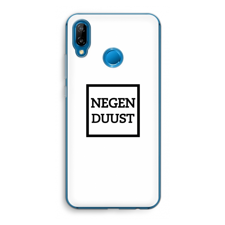 Negenduust vierkant: Huawei P20 Lite Transparant Hoesje