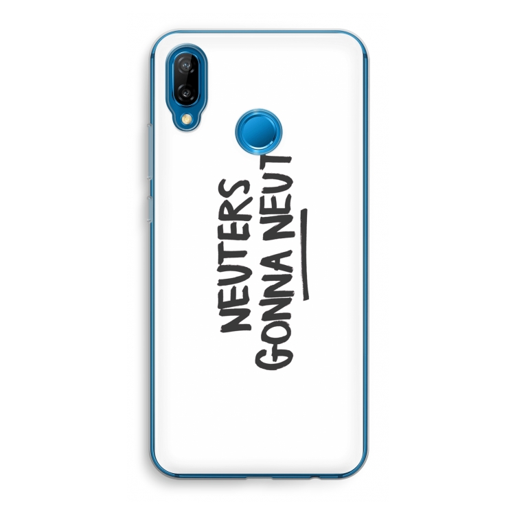 Neuters: Huawei P20 Lite Transparant Hoesje