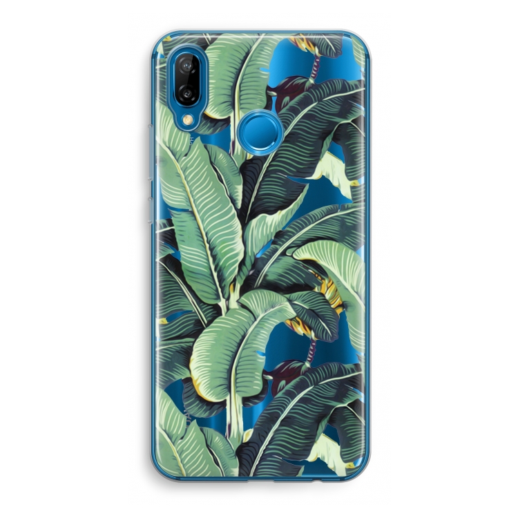 Bananenbladeren: Huawei P20 Lite Transparant Hoesje