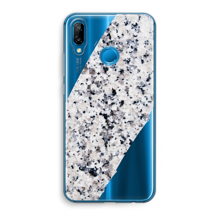 Gespikkelde marmer: Huawei P20 Lite Transparant Hoesje
