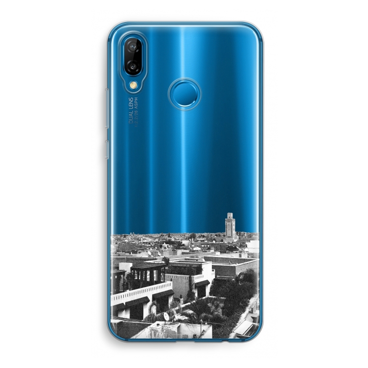 Marrakech Skyline : Huawei P20 Lite Transparant Hoesje