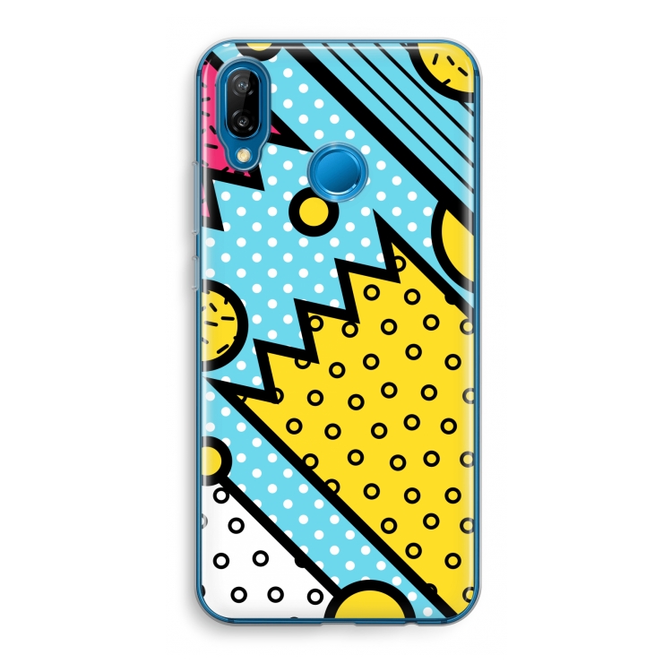 Pop Art #1: Huawei P20 Lite Transparant Hoesje