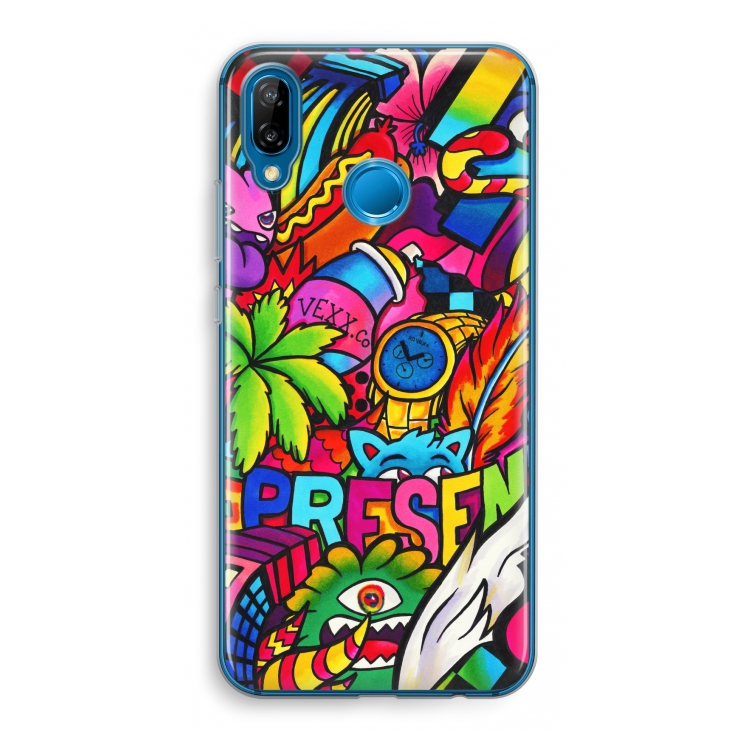 Represent: Huawei P20 Lite Transparant Hoesje