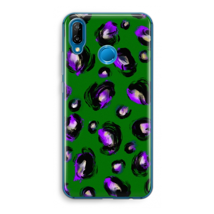 Green Cheetah: Huawei P20 Lite Transparant Hoesje