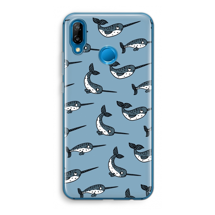 Narwhal: Huawei P20 Lite Transparant Hoesje
