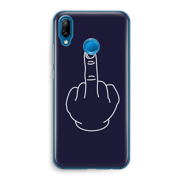 F**k U: Huawei P20 Lite Transparant Hoesje