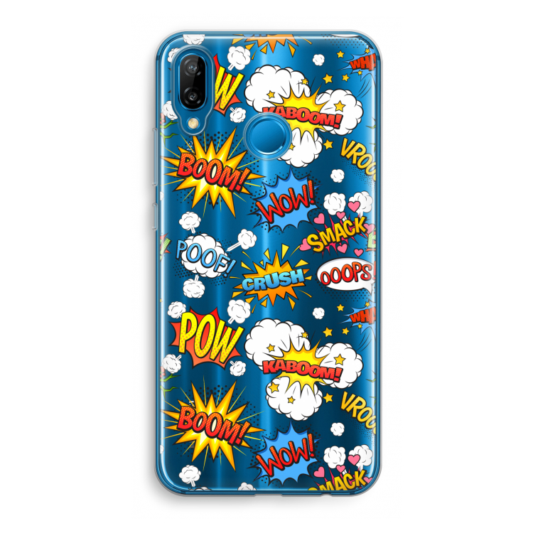 Pow Smack: Huawei P20 Lite Transparant Hoesje