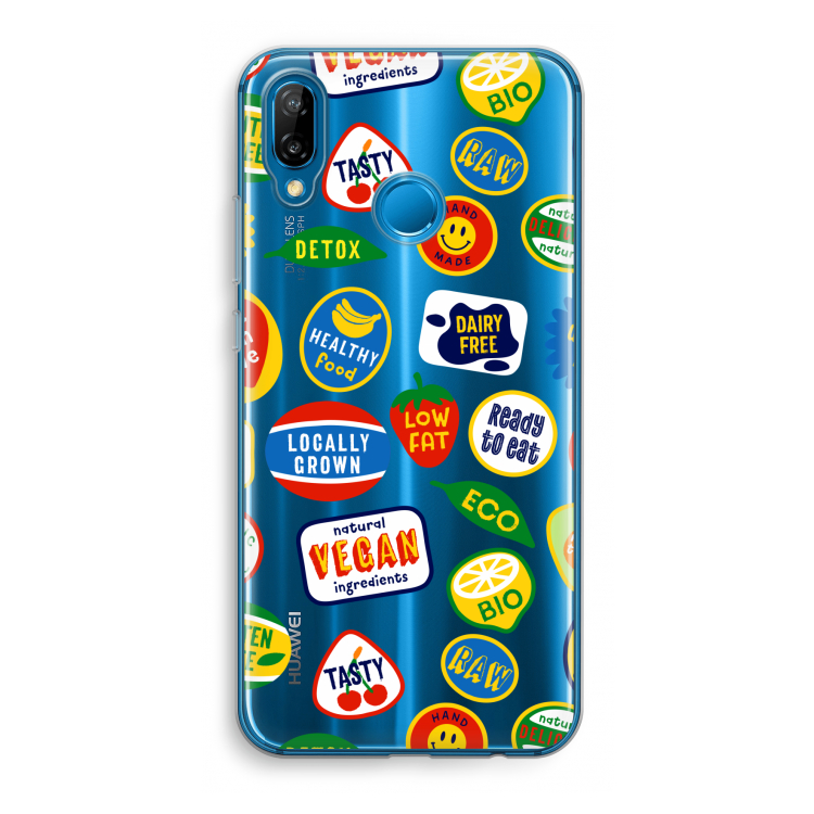 Fruitsticker: Huawei P20 Lite Transparant Hoesje