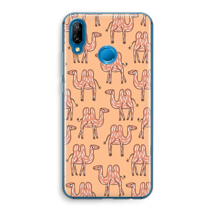 Kameel: Huawei P20 Lite Transparant Hoesje