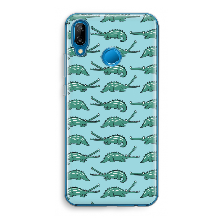 Kroko: Huawei P20 Lite Transparant Hoesje