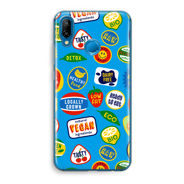 Fruitsticker: Huawei P20 Lite Transparant Hoesje