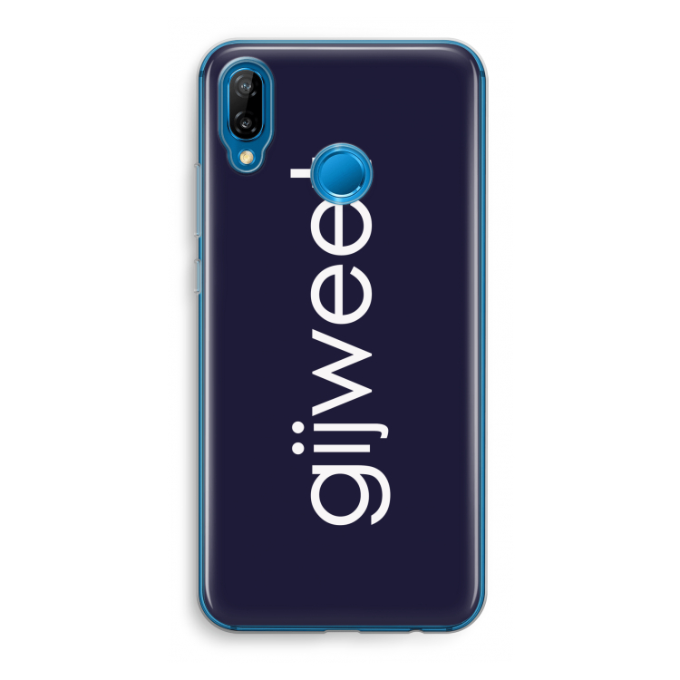 Gijweet: Huawei P20 Lite Transparant Hoesje