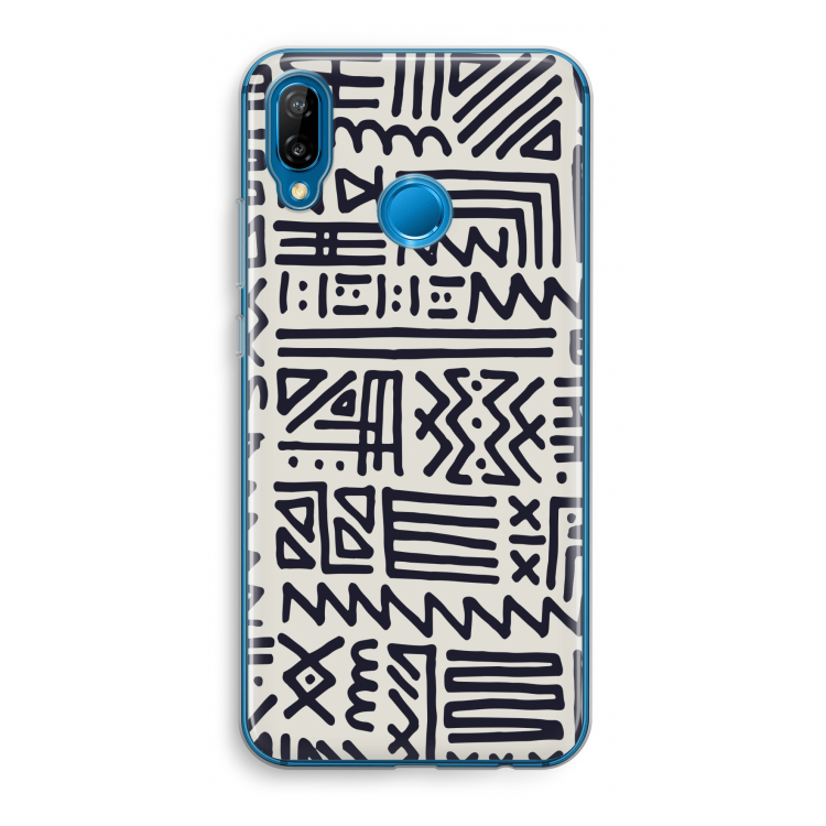 Marrakech print: Huawei P20 Lite Transparant Hoesje