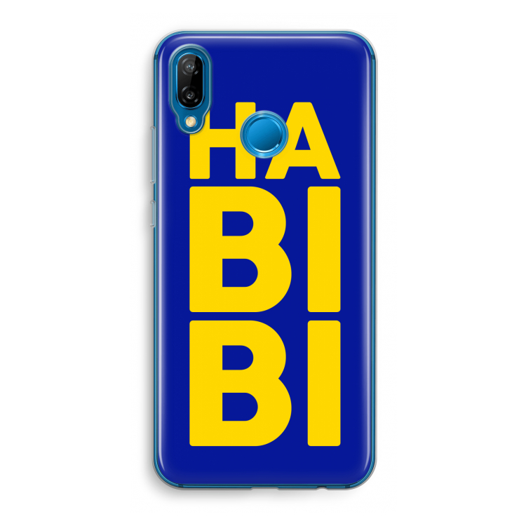 Habibi Blue: Huawei P20 Lite Transparant Hoesje