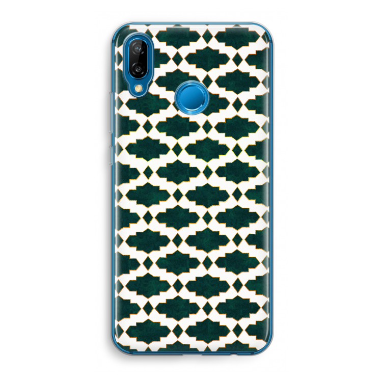 Moroccan tiles: Huawei P20 Lite Transparant Hoesje