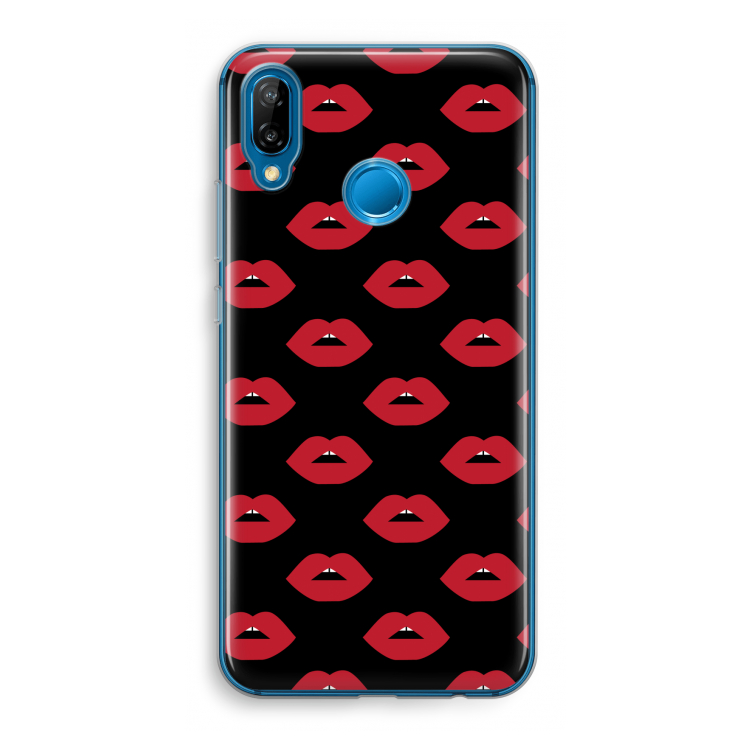 Lips: Huawei P20 Lite Transparant Hoesje