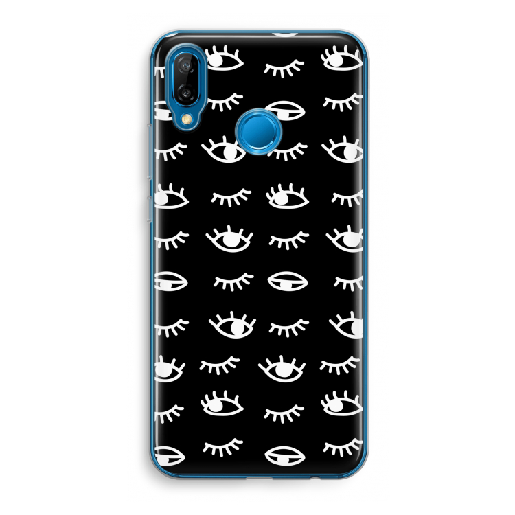 Eye pattern #3: Huawei P20 Lite Transparant Hoesje